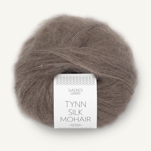 Hovedbilde Tynn Silk Mohair - 3161 Eikenøtt