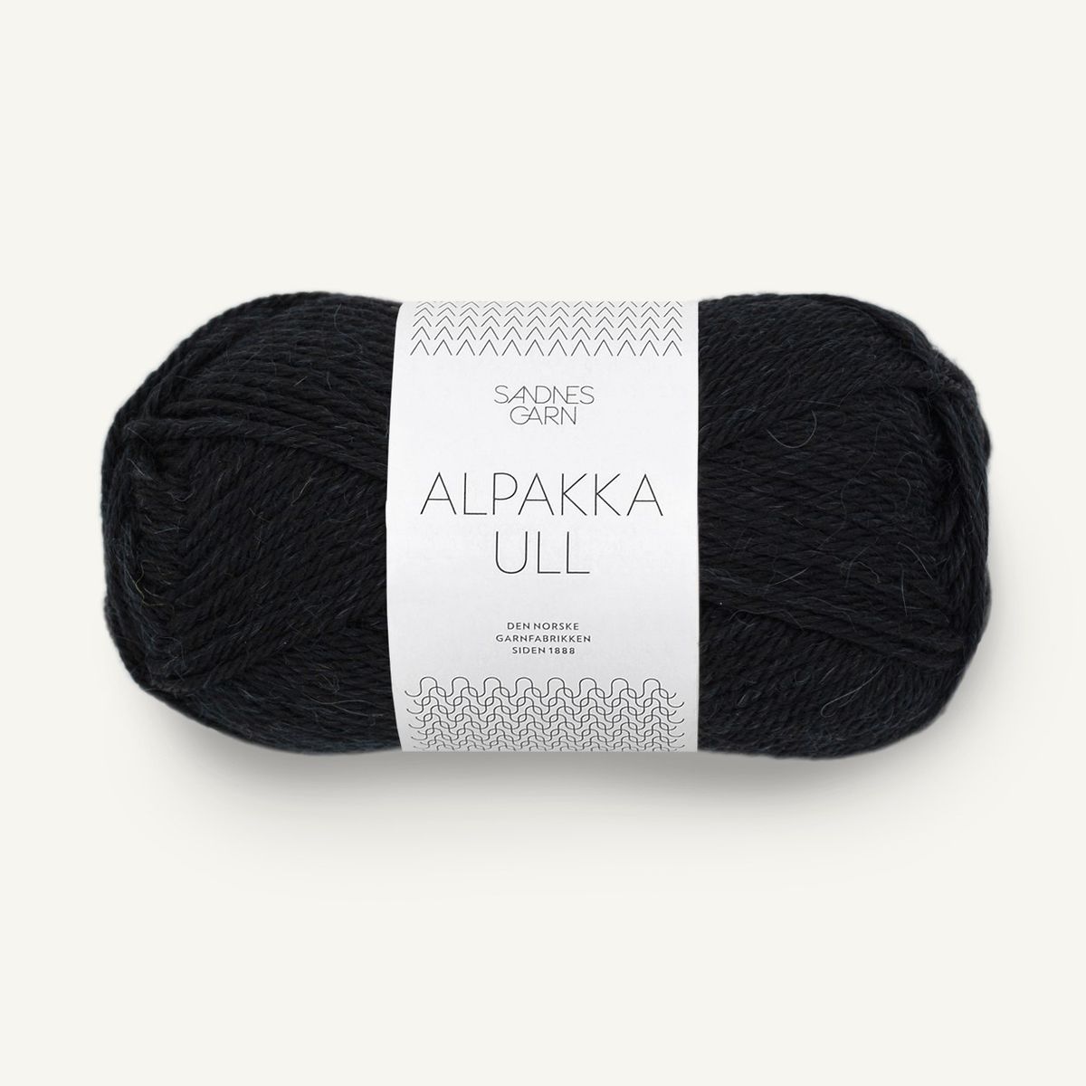 Alpakka Ull - 1099 Sort